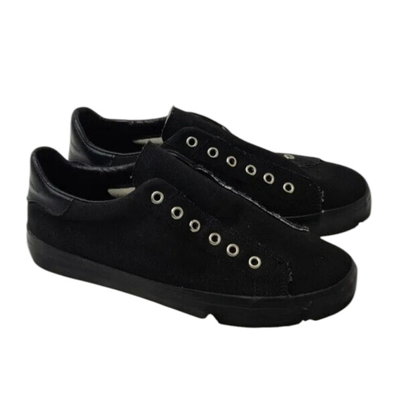 New Black French Connection sneakers sz 39/8.5 - Picture 1 of 9